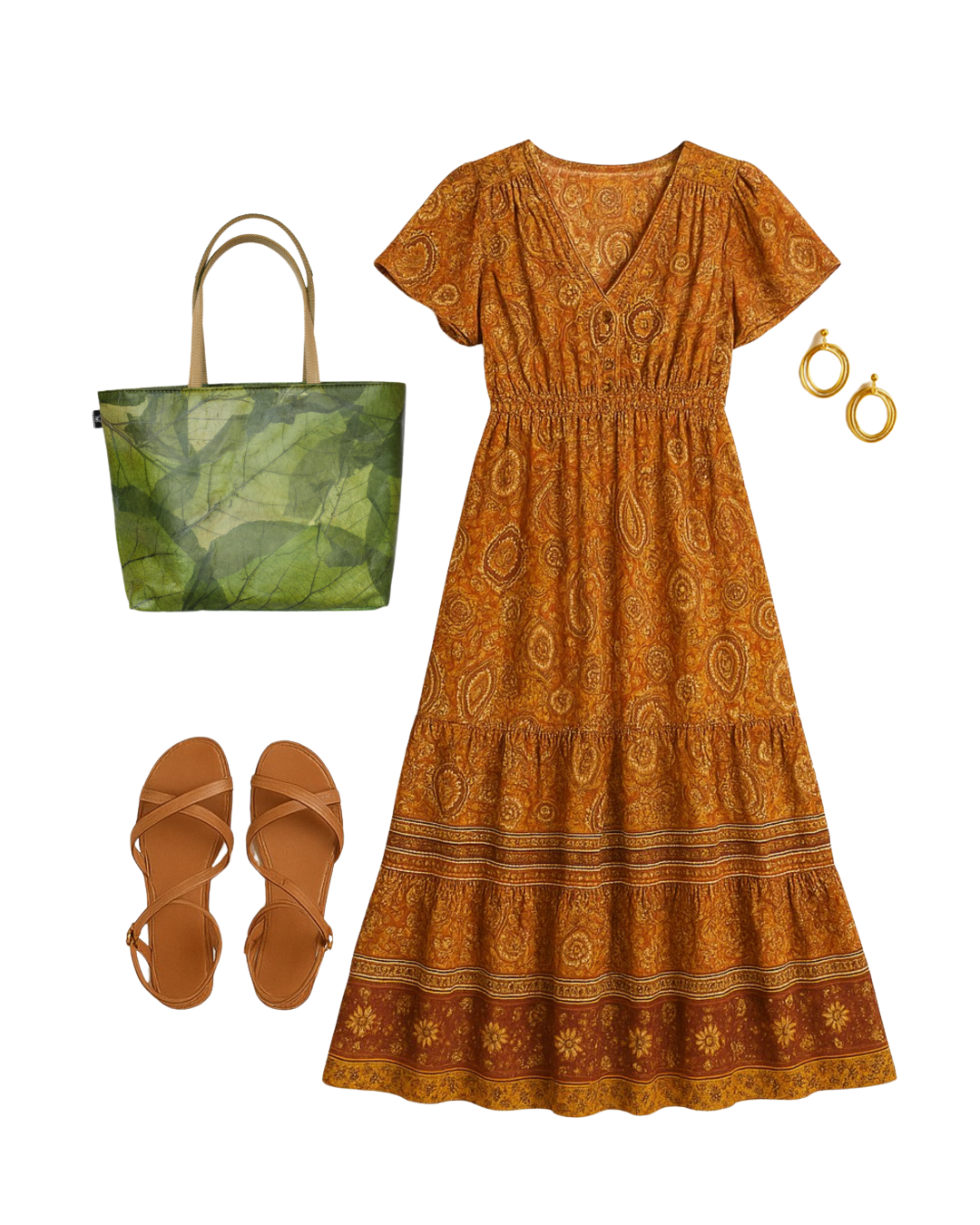 Green Vegan Tote Showcase