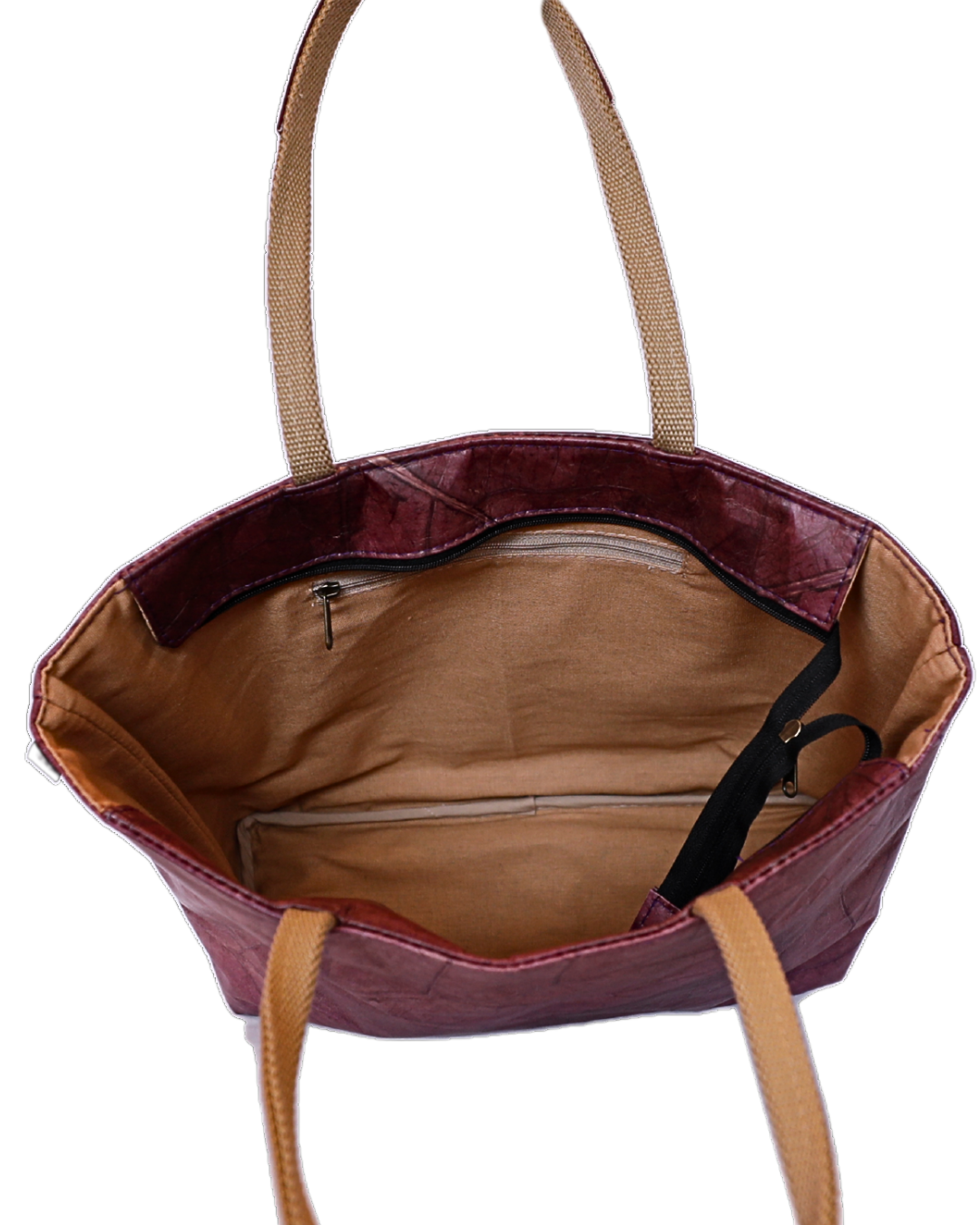 Tote Bag Purple Inside