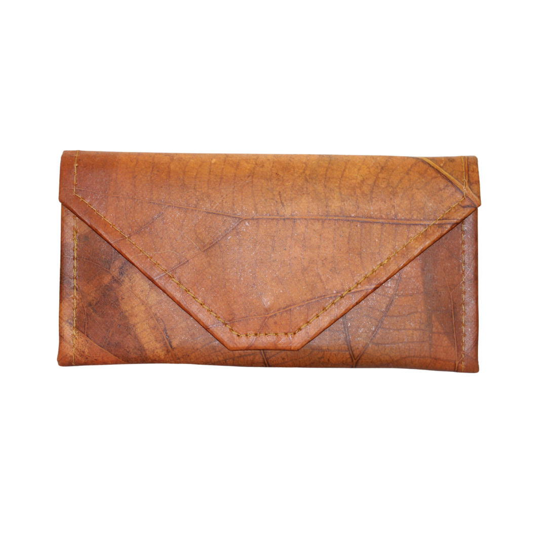 Orange Vegan Leather Purse