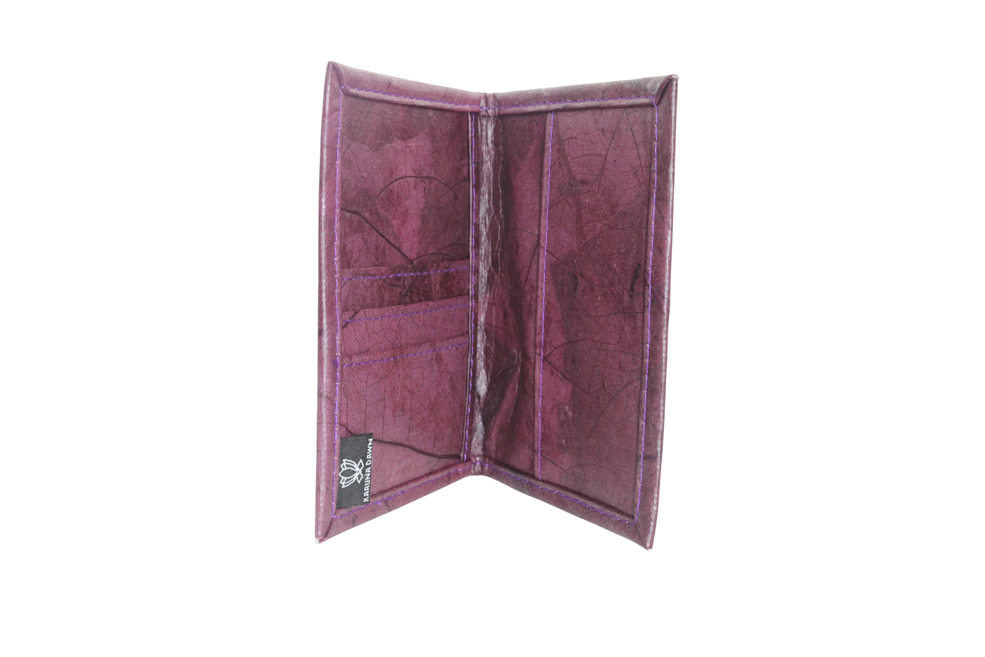 Vegan Passport Holder Purple