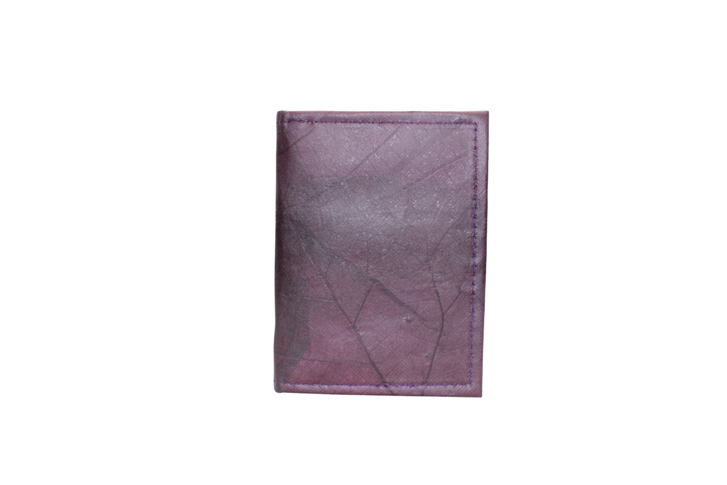 Vegan Leather Passport Holder - Purple