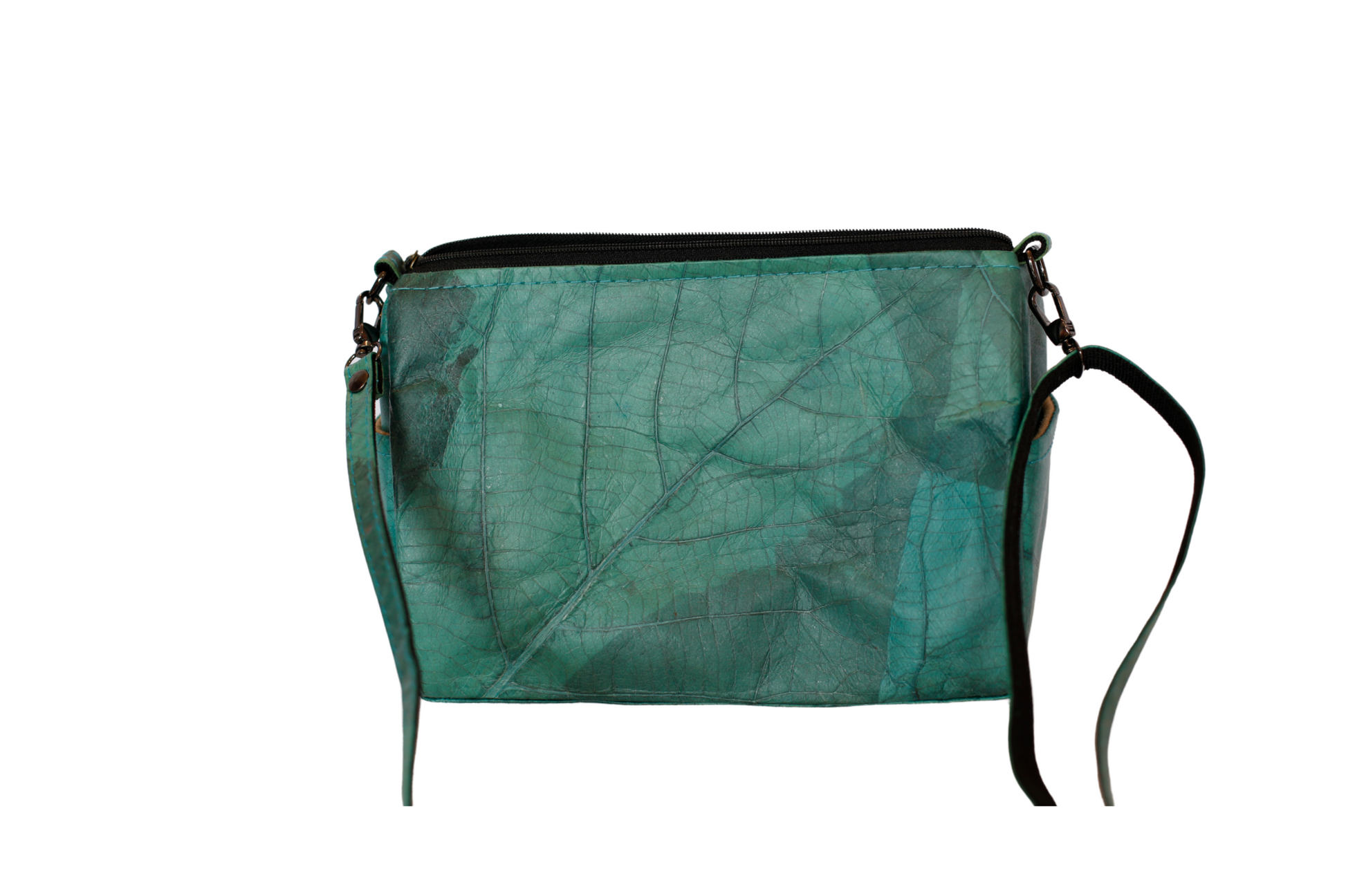 Turquoise Vegan Leather X Body Chic Bag