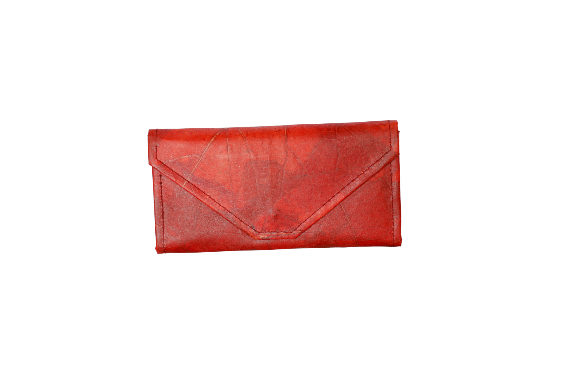 Red Vegan Leather Purse