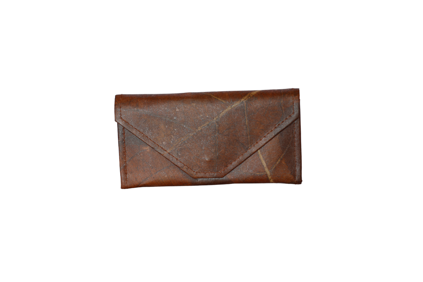 Brown Vegan Leather Purse