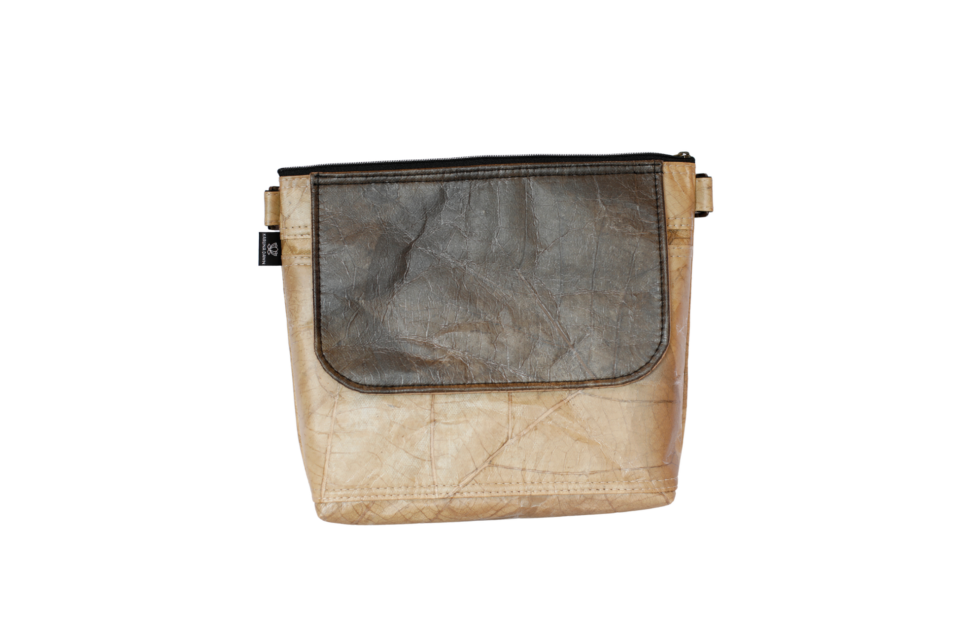 Beige Vegan Messenger Bag