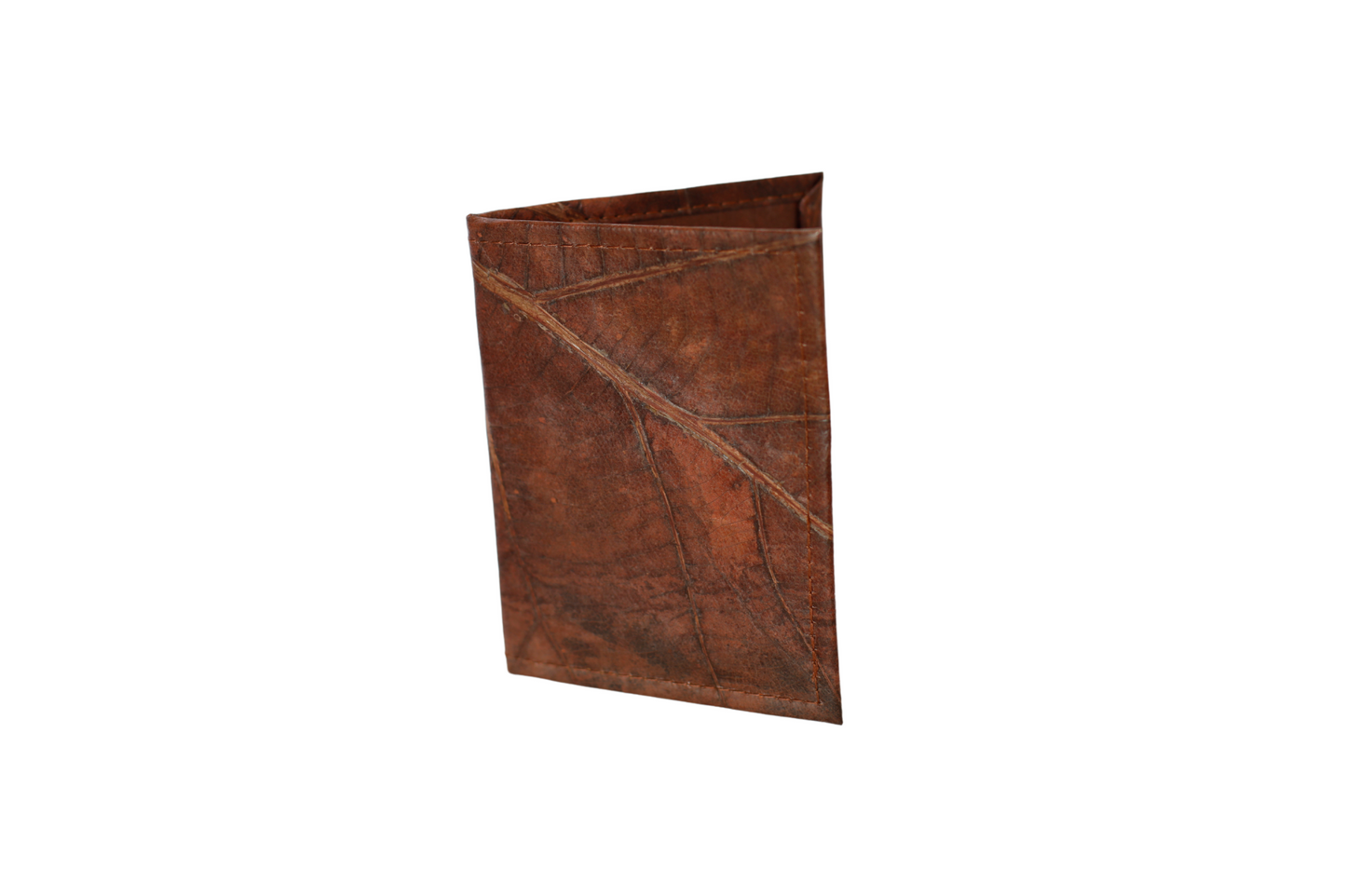 Brown Vegan Passport Holder