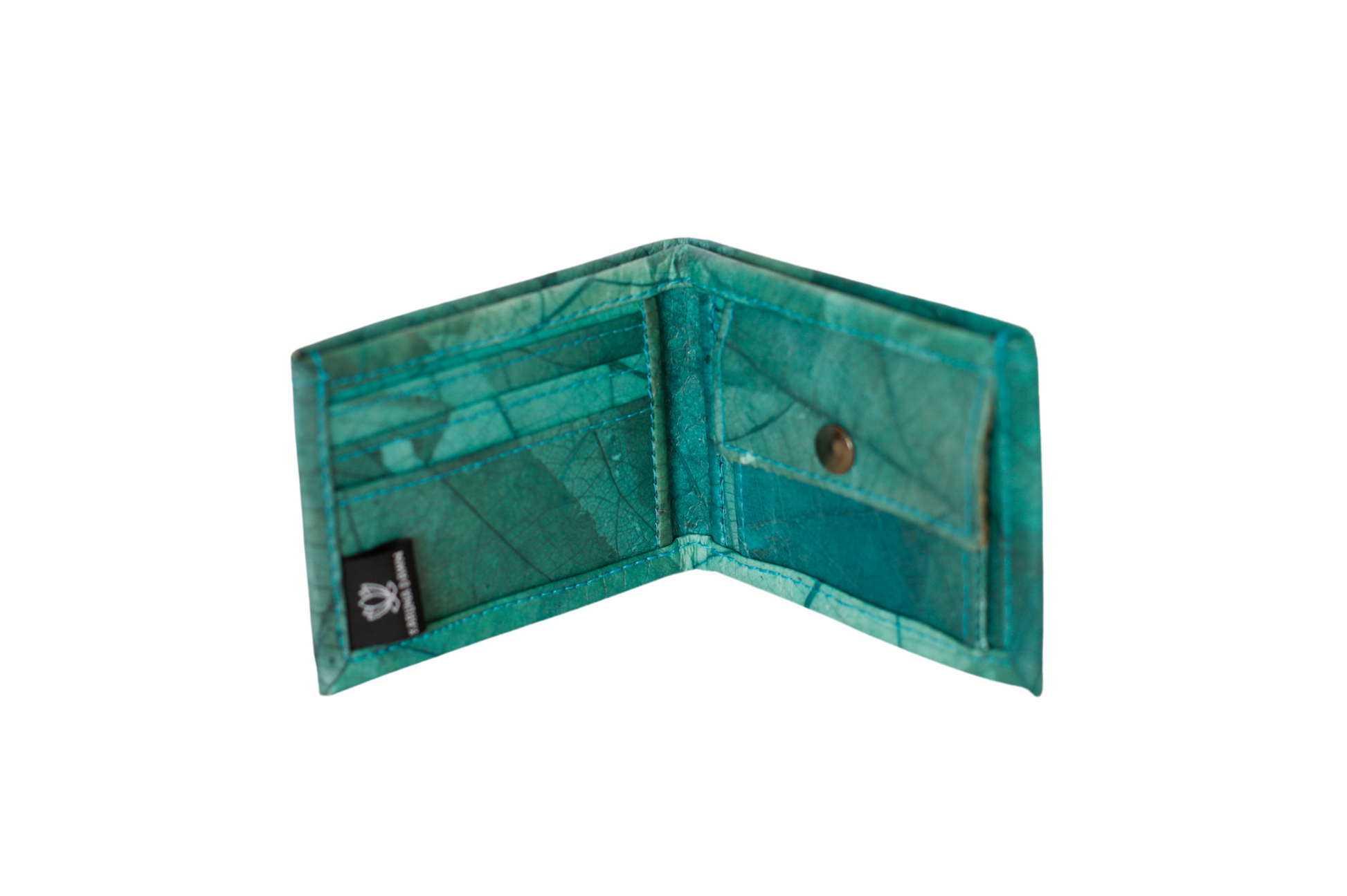 Turquoise Vegan Leather Wallet