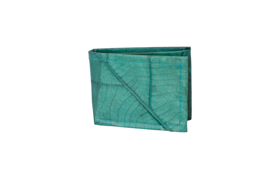 Turquoise Vegan Leather Wallet
