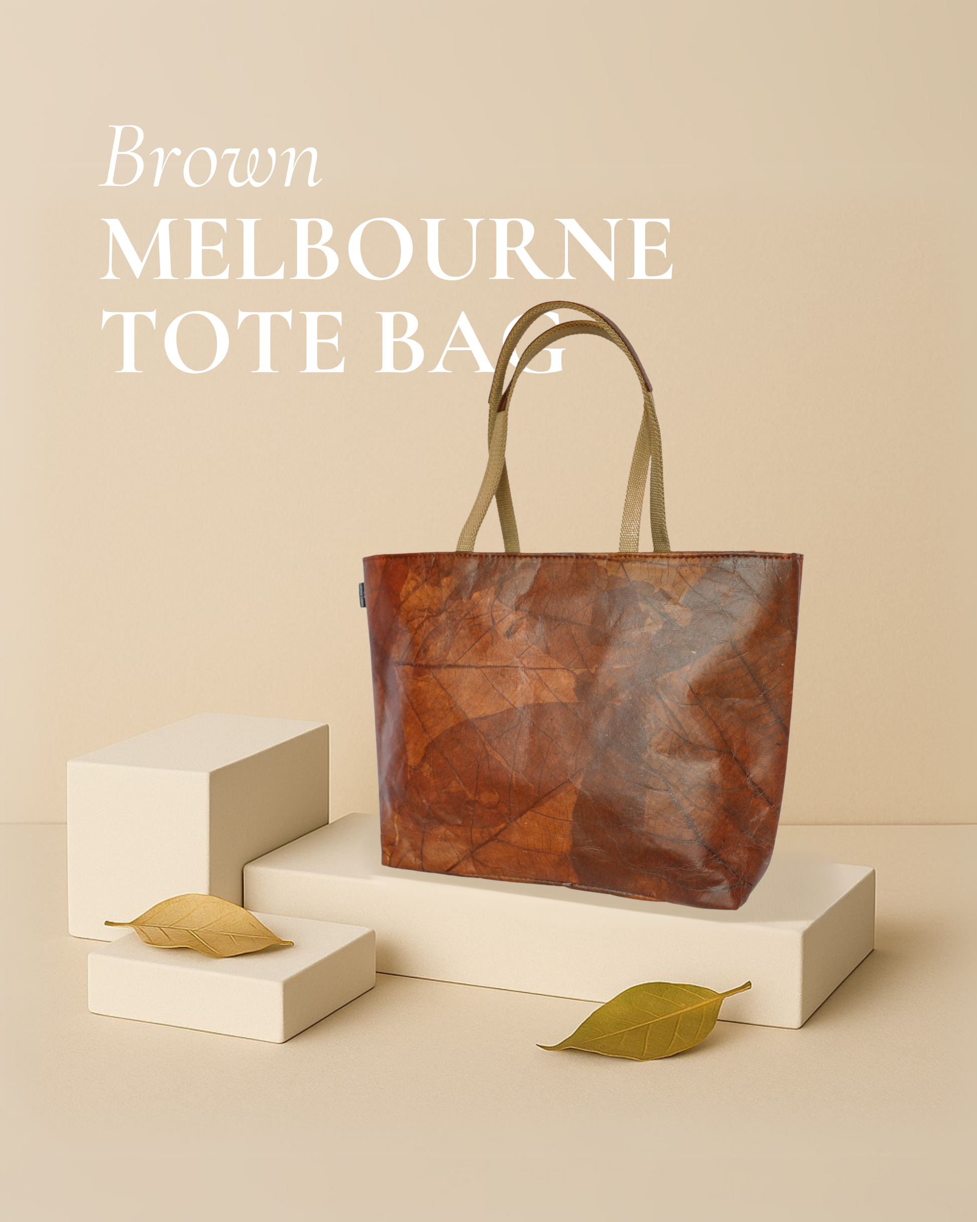 Brown Vegan Tote