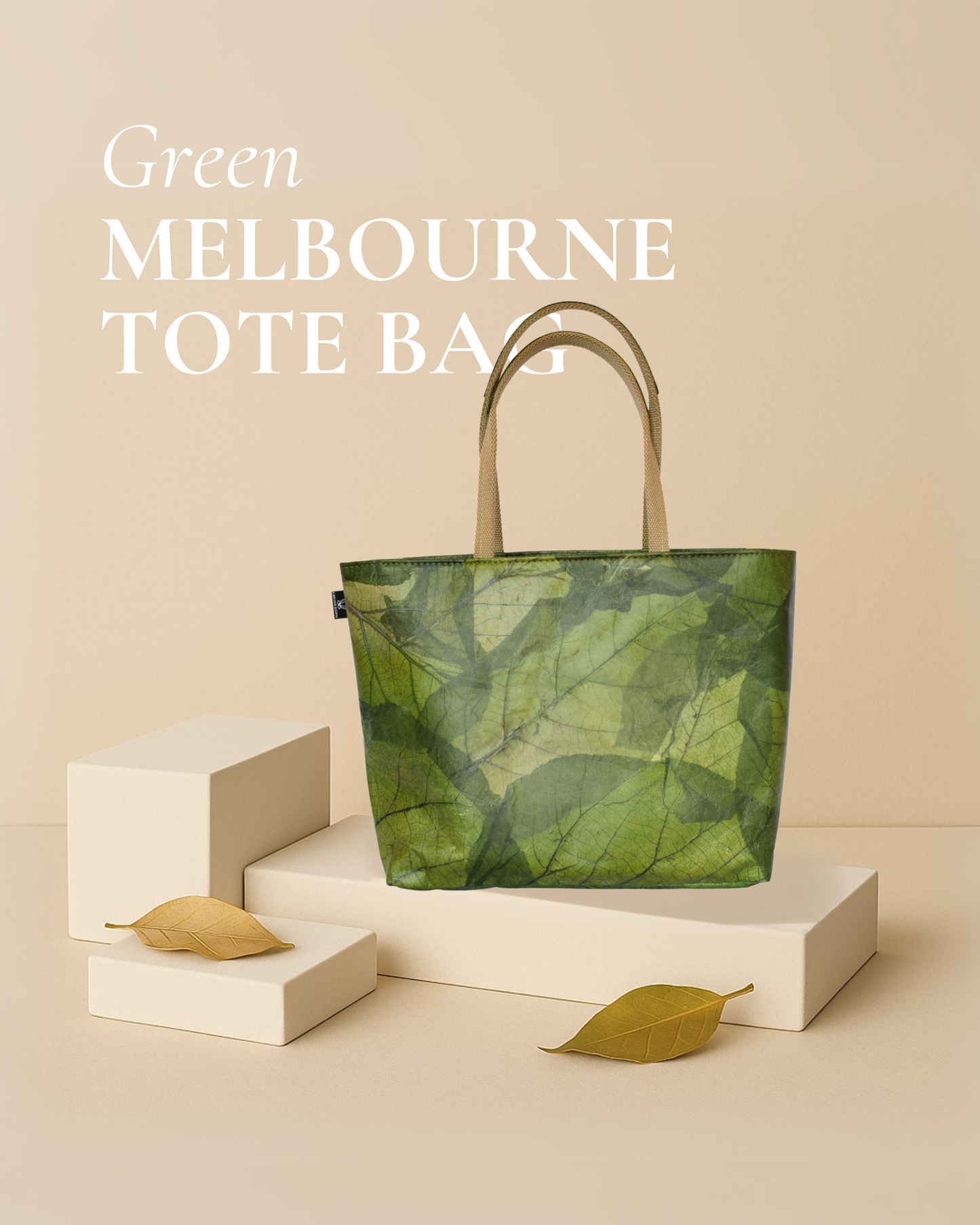 Green Vegan Tote