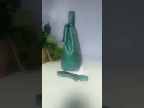 Turquoise Vegan Handbag Video