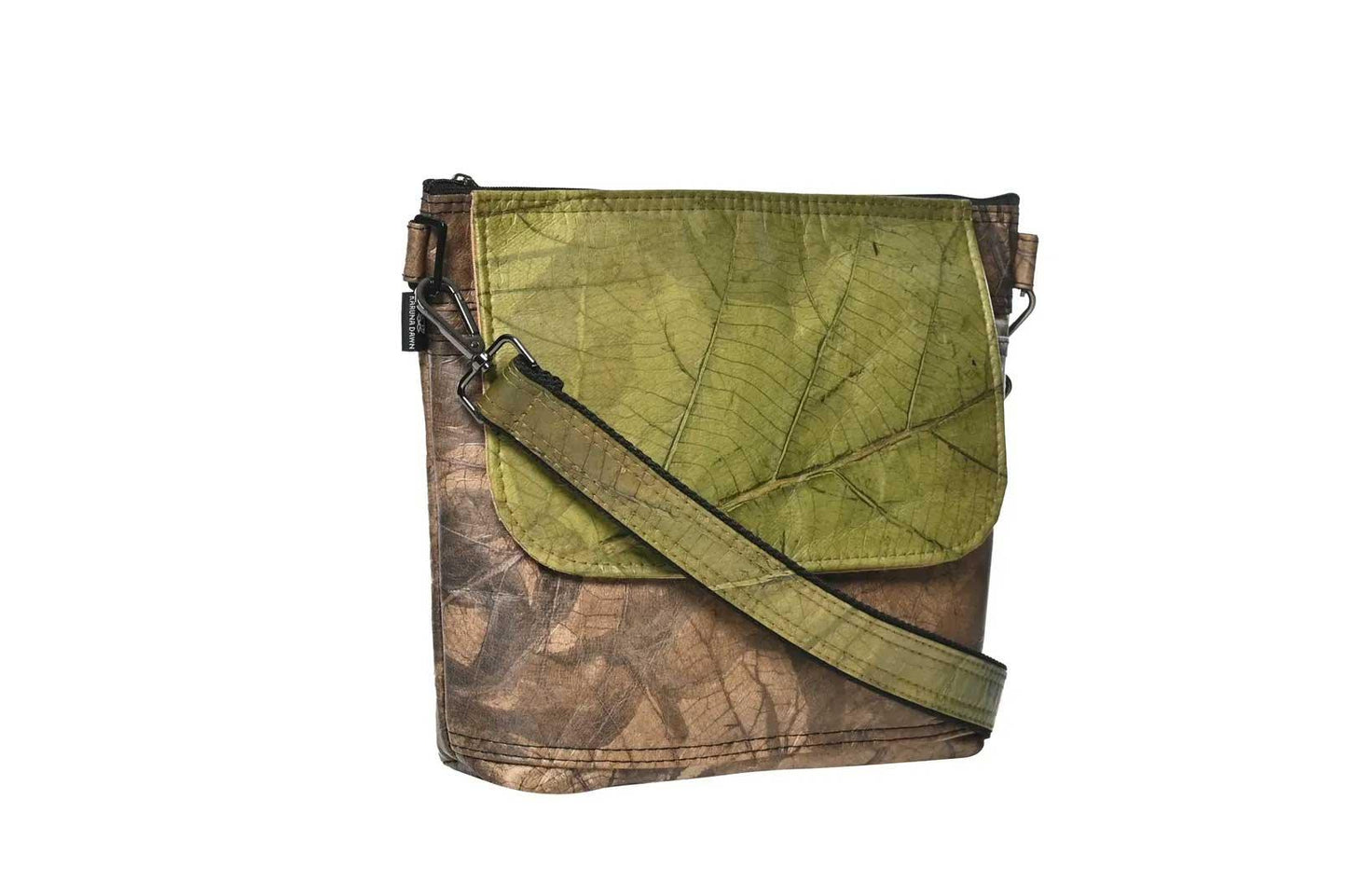 Green-_-Brown-Unisex-Messenger-Bag24 - Karuna Dawn