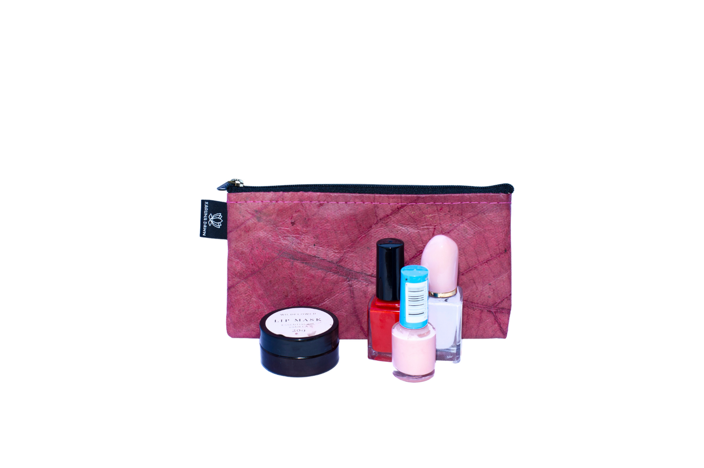 Vegan Leather Pouch - Blissful Organisation - Pink