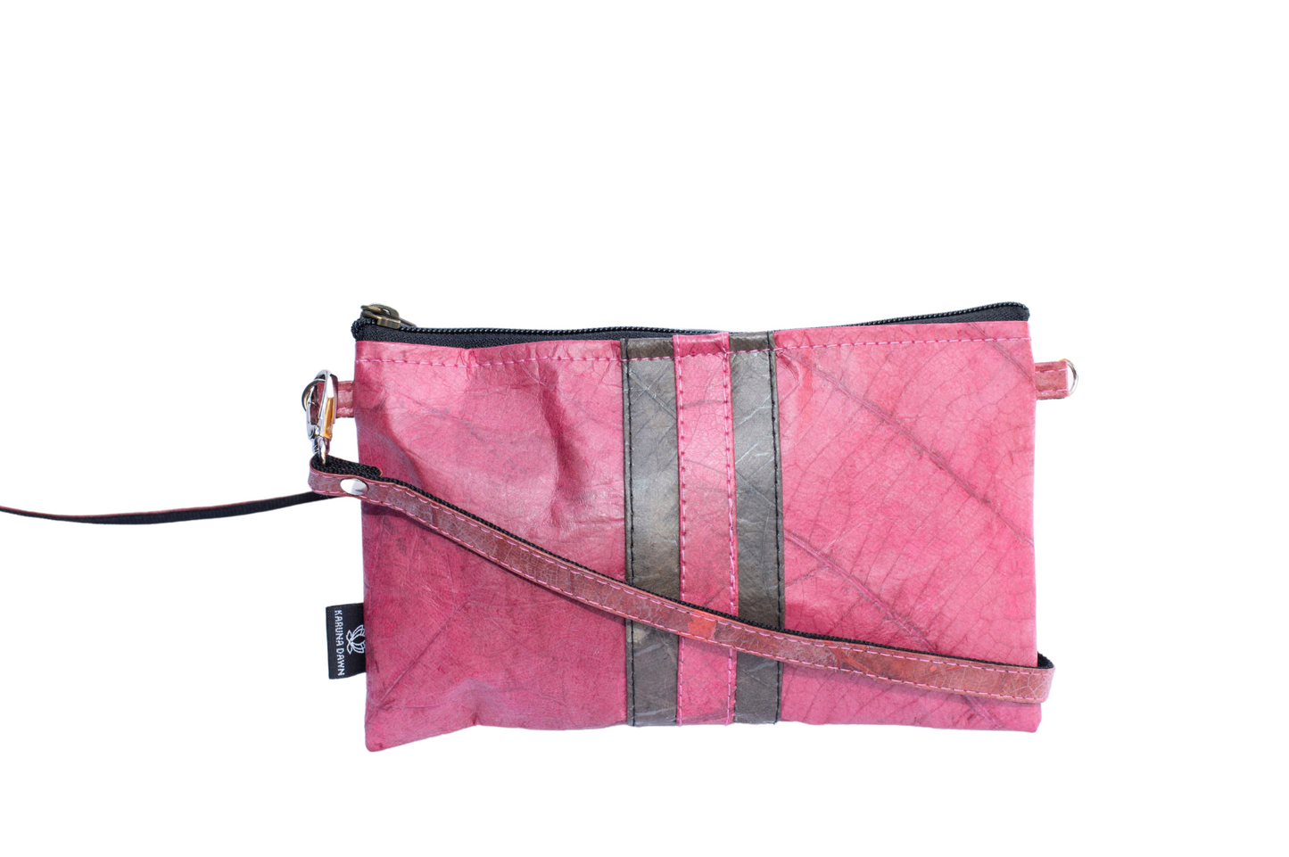 Vegan Leather Slim Line Bag - Pink