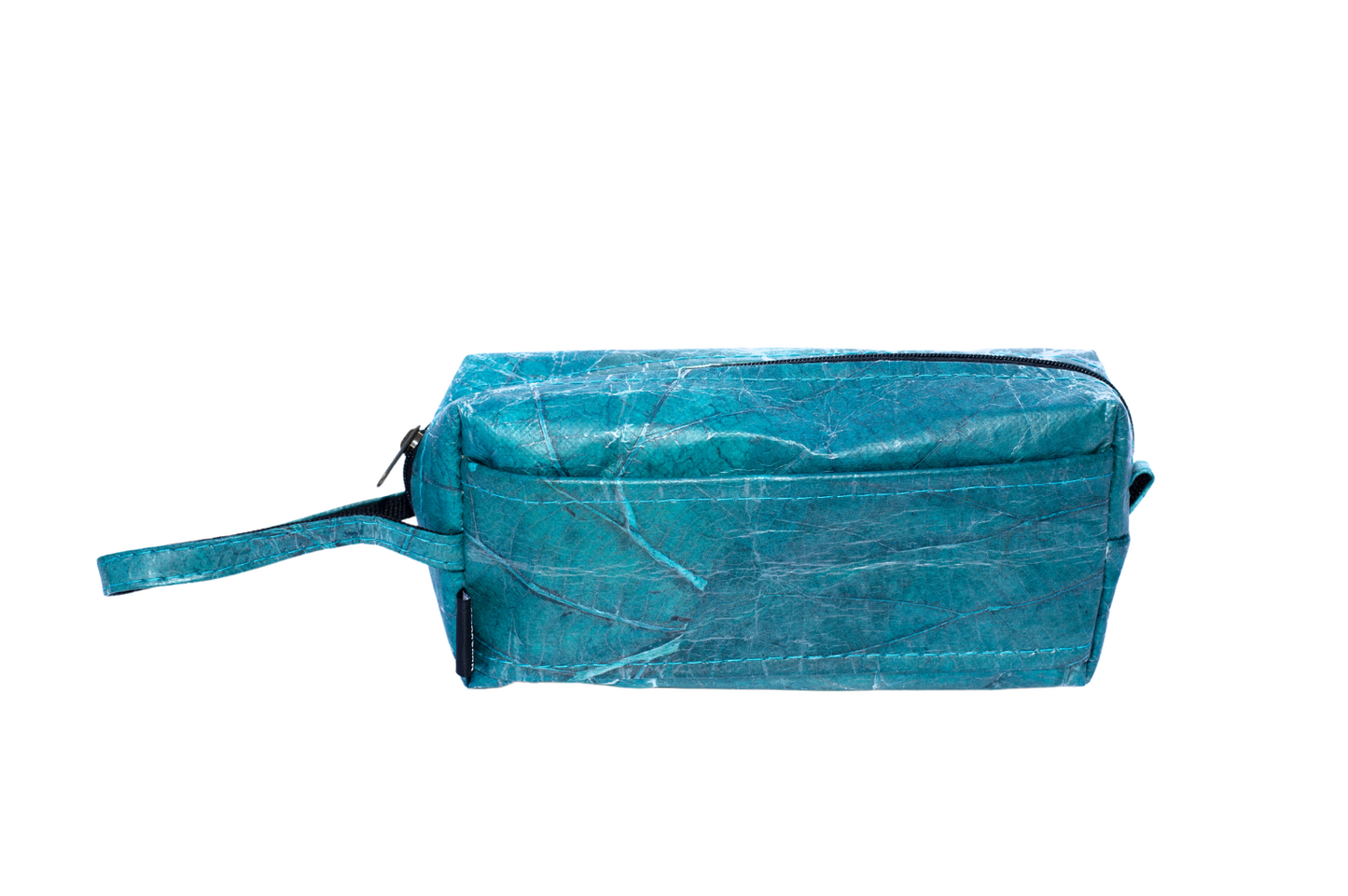 Vegan Leather Toiletries Bag - Turquoise