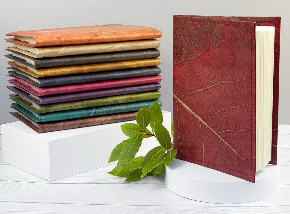 Leaf_Leather_Journals_Notebooks - Karuna Dawn