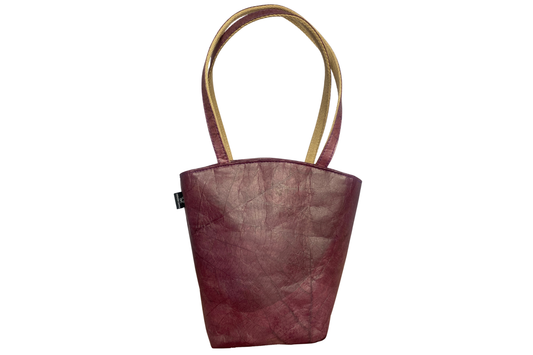 Vegan Leather Tote Bag - Purple