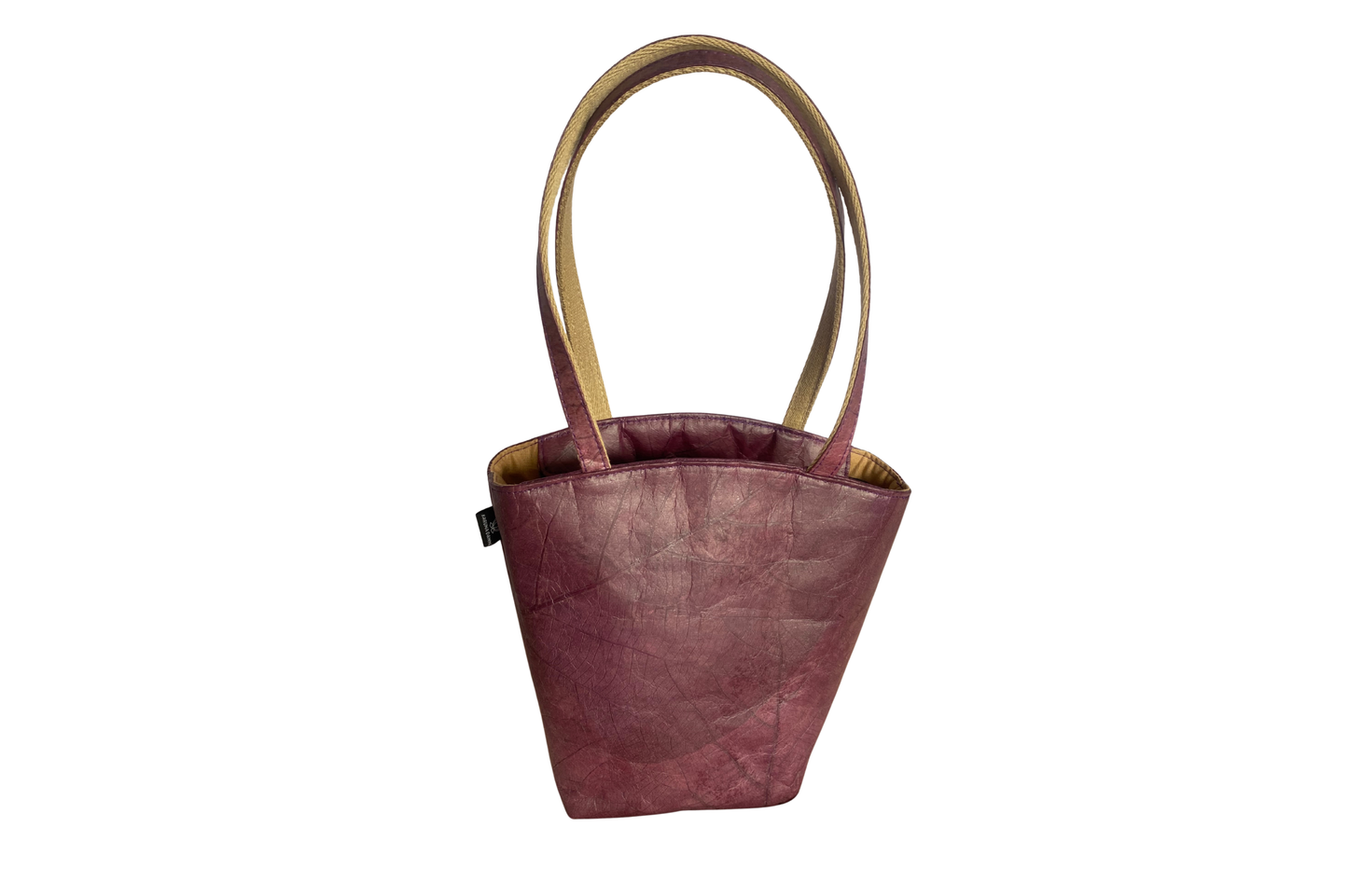 Vegan Leather Tote Bag - Purple