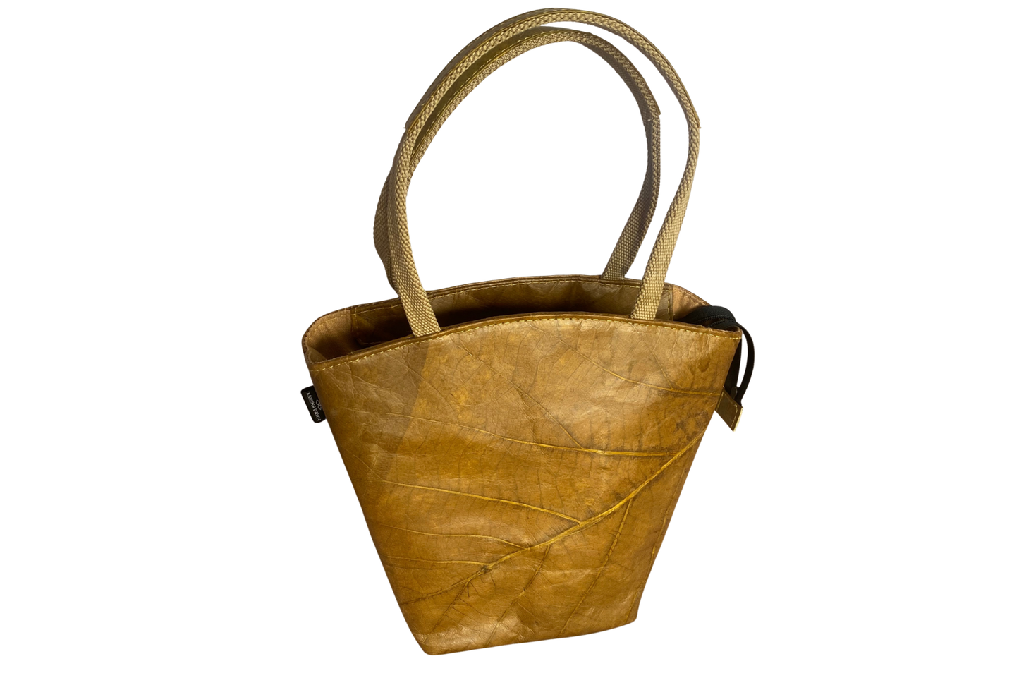 Vegan Leather Tote Bag - Mustard