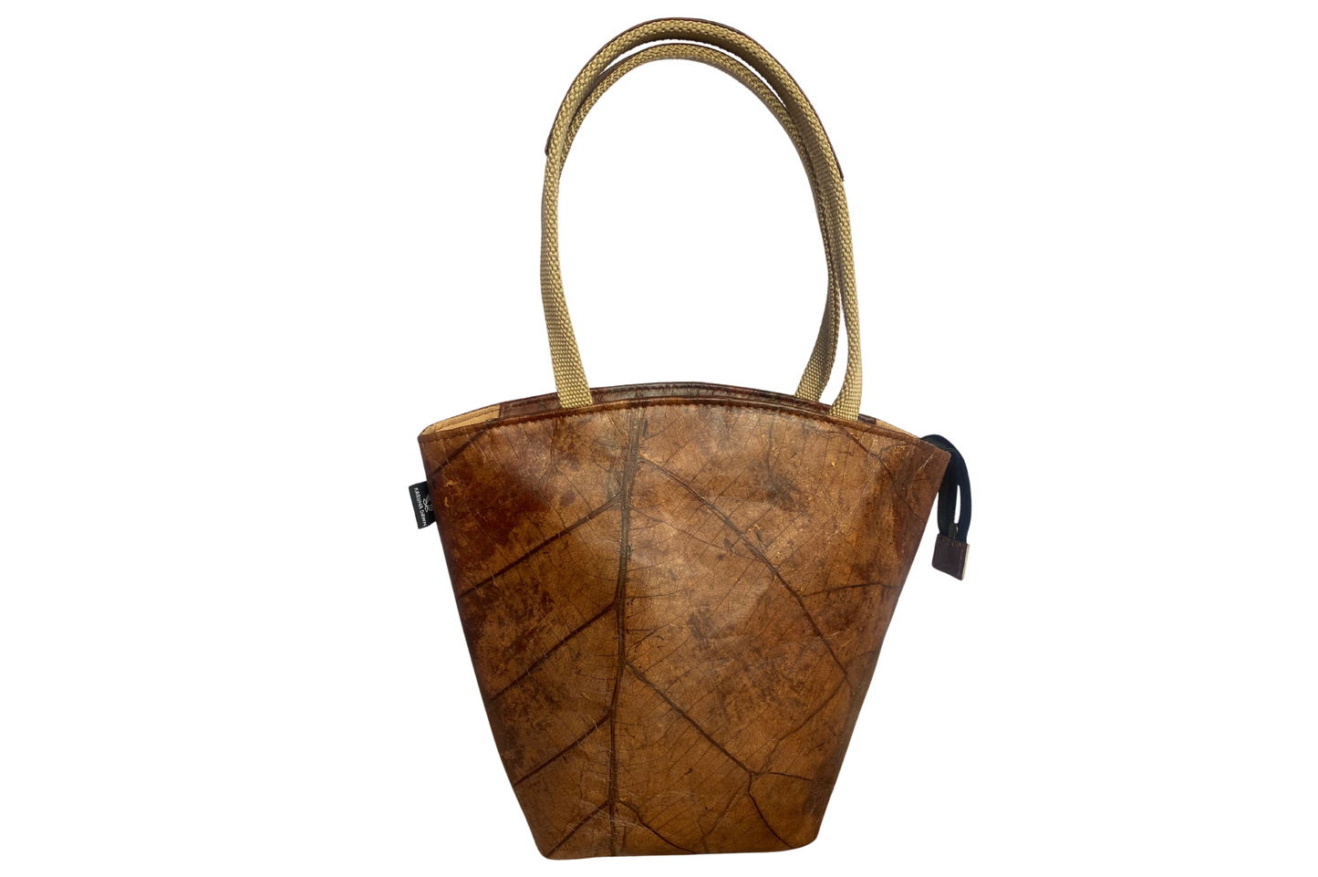 Vegan Leather Tote Bag - Brown