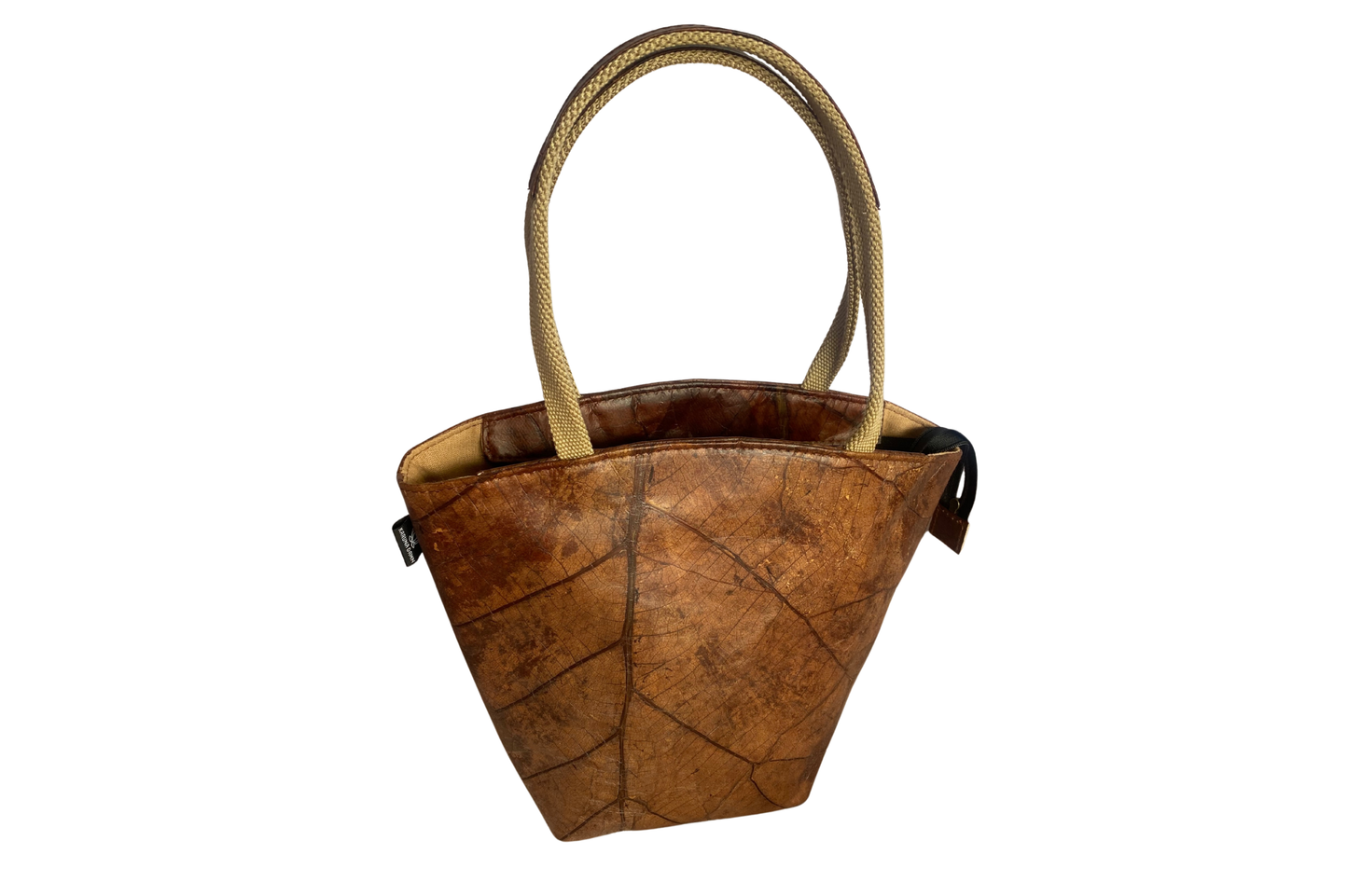 Vegan Leather Tote Bag - Brown