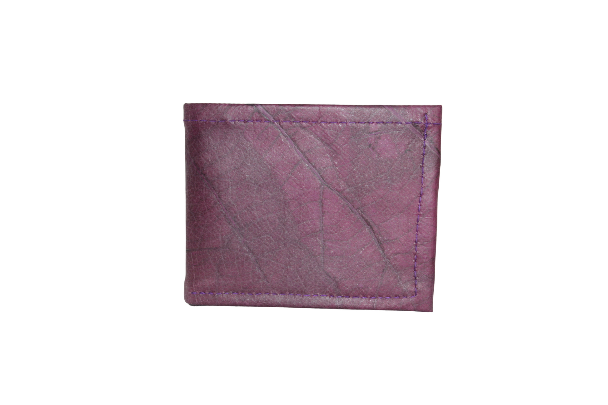 Vegan Leather Wallet Coin Purse Purple
