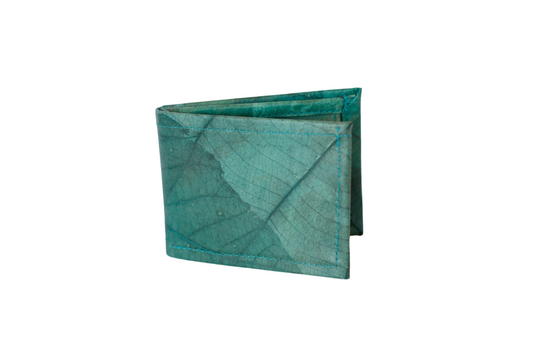 Turquoise Vegan Leather Wallet