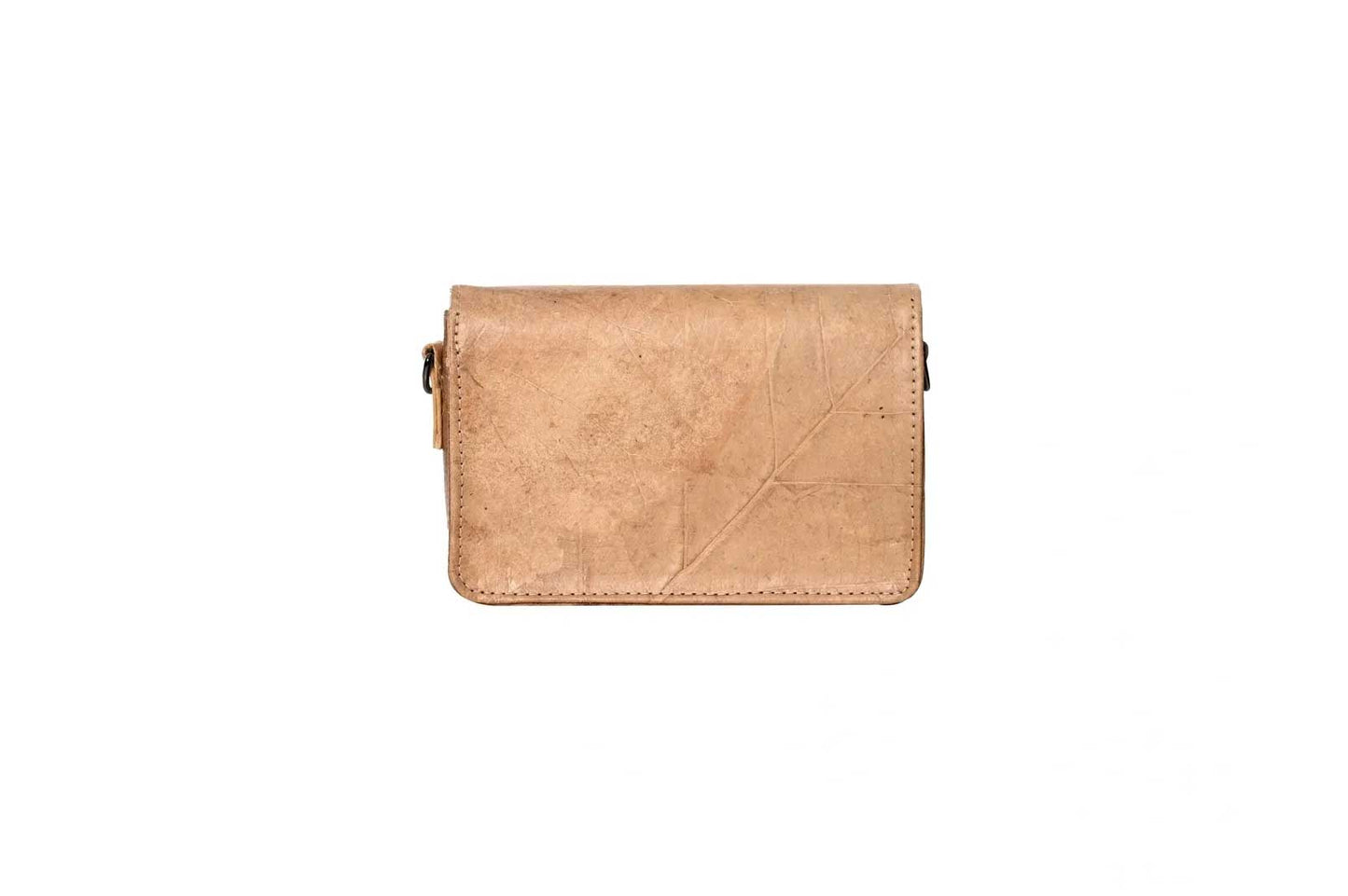 Vegan Leather Clutch - Beige