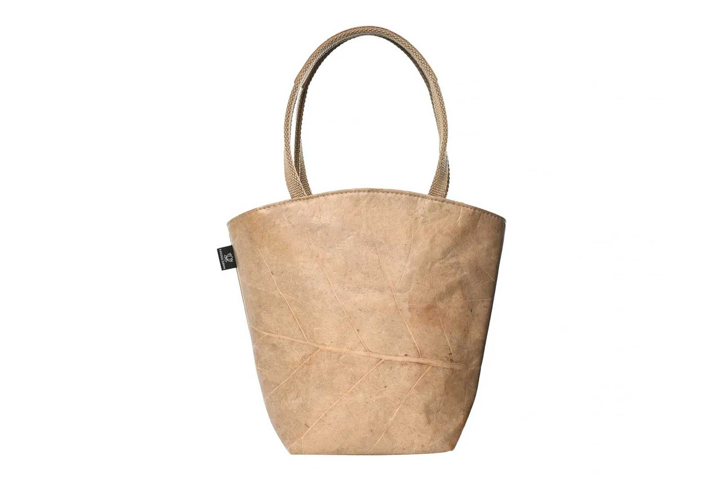 Vegan Leather Tote Bag - Beige