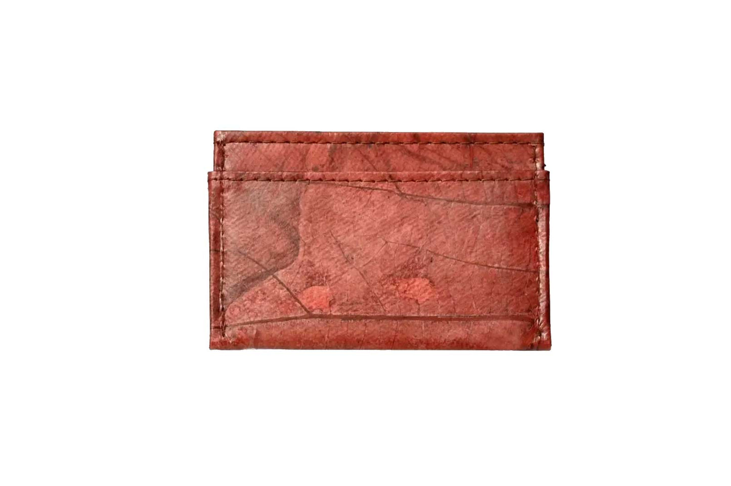 Vegan Leather Card Holder - Brown