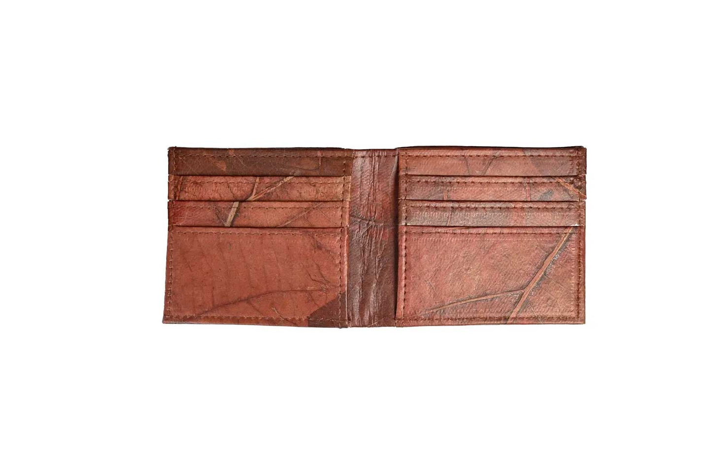 Vegan Leather Wallet - Brown