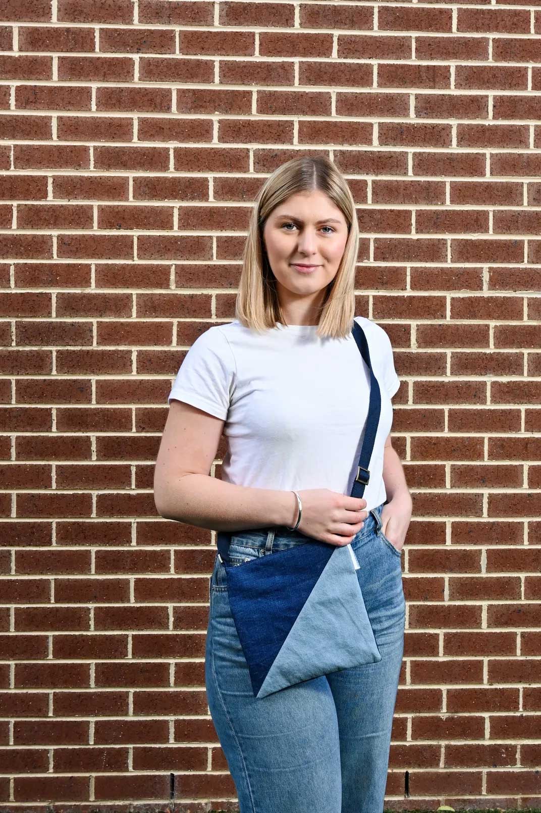 Denim Sling Bag