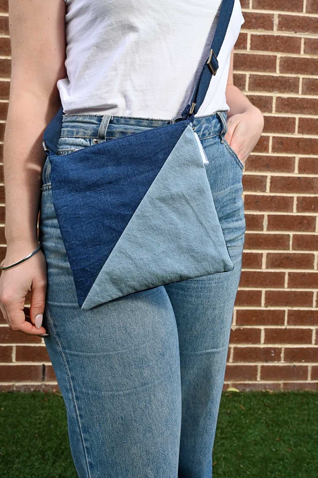 Denim Sling Bag