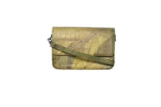 Vegan Leather Clutch - Green