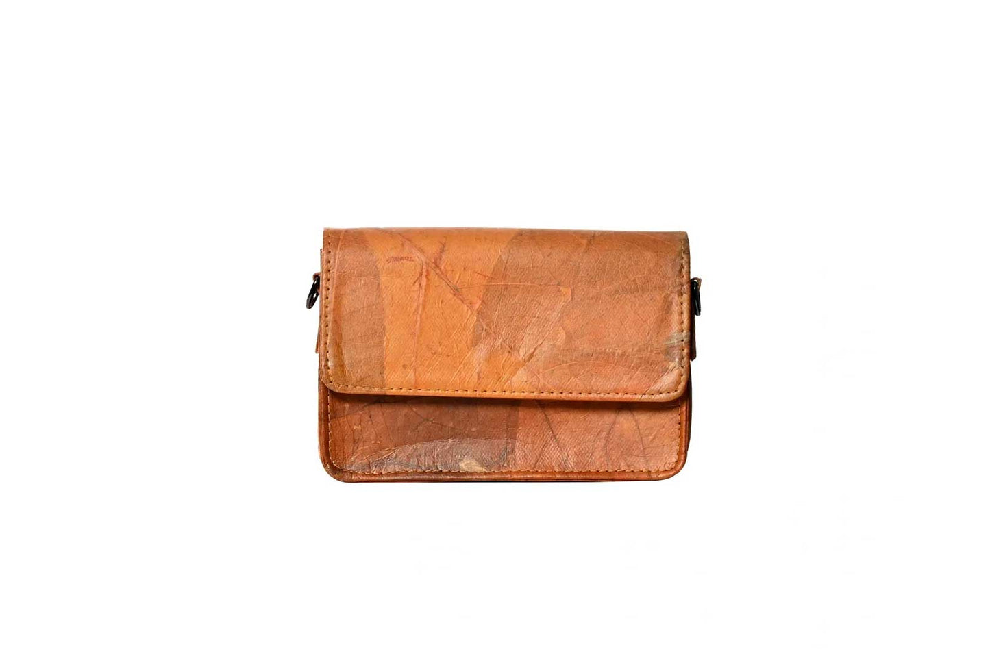 Vegan Leather Clutch - Orange