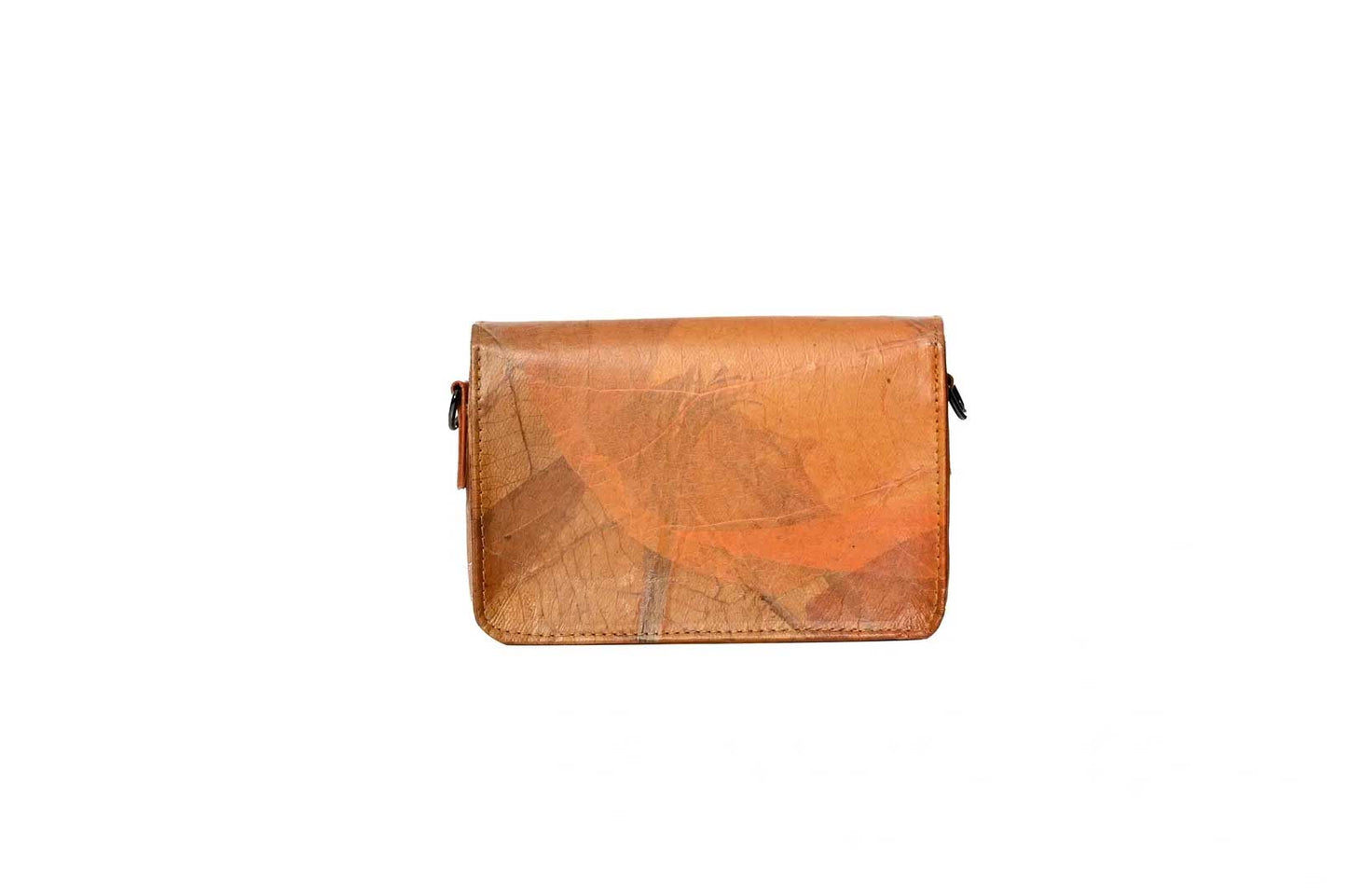 Vegan Leather Clutch - Orange