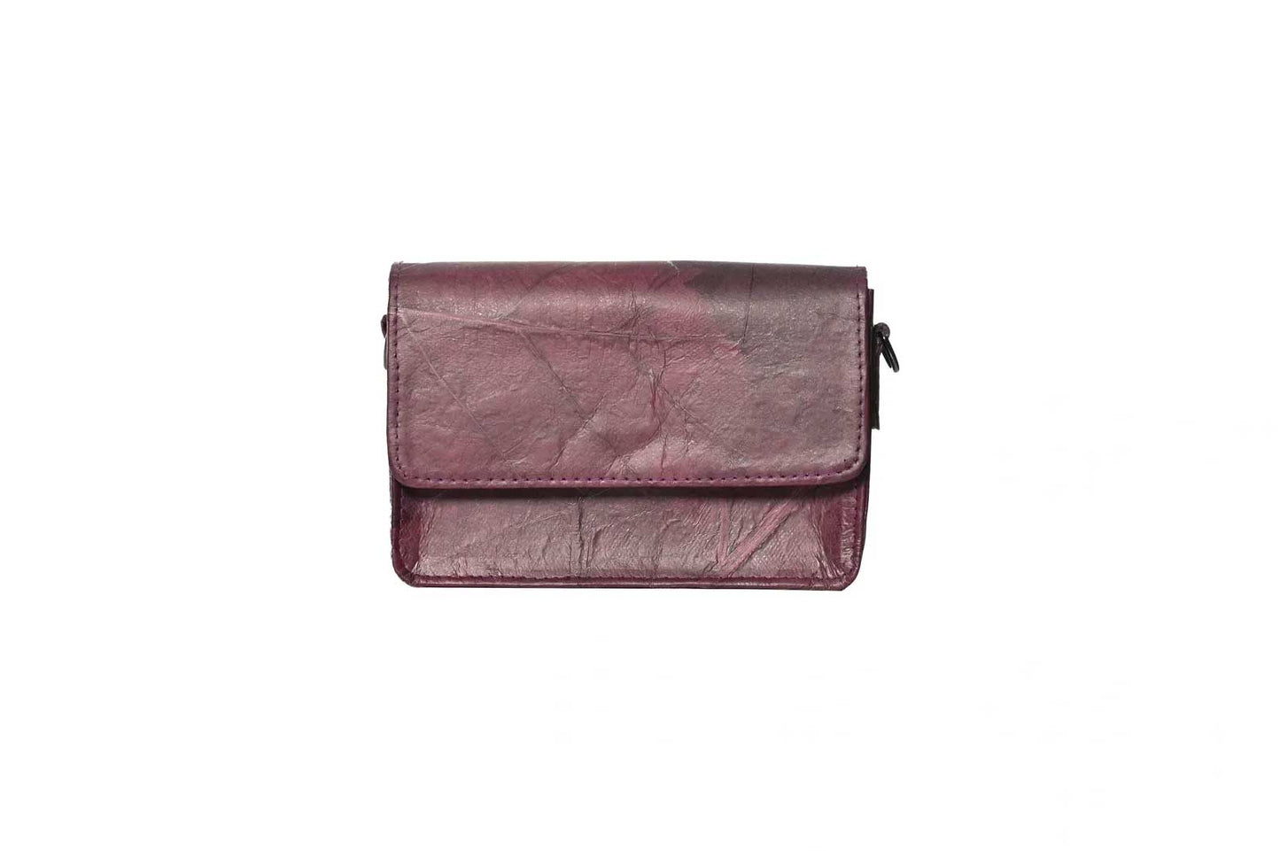 Vegan Leather Clutch - Purple