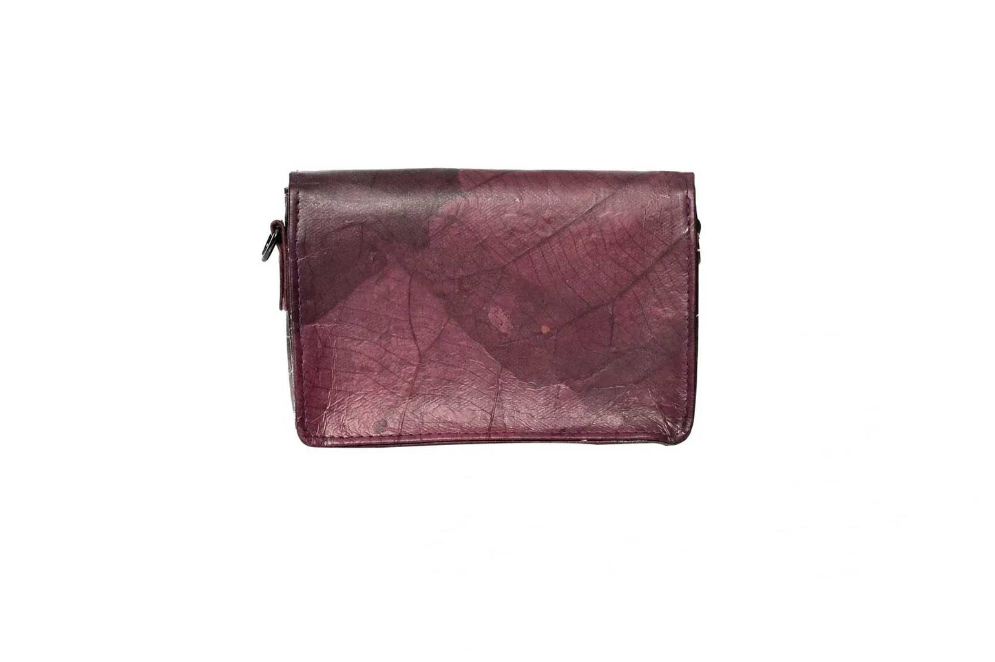 Vegan Leather Clutch - Purple