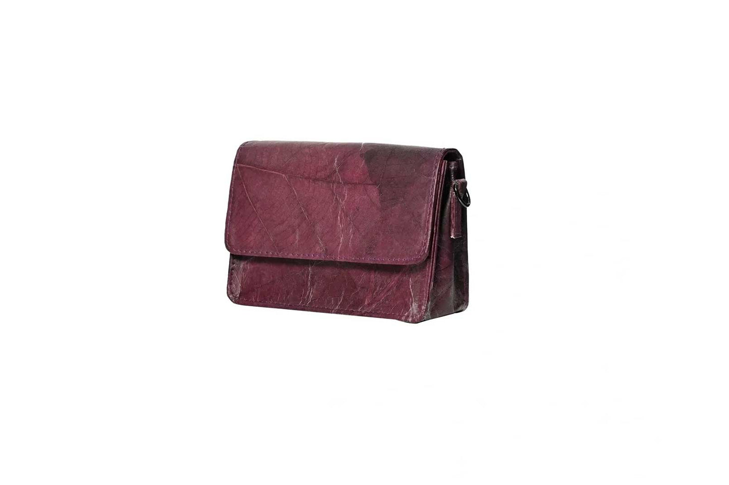 Vegan Leather Clutch - Purple