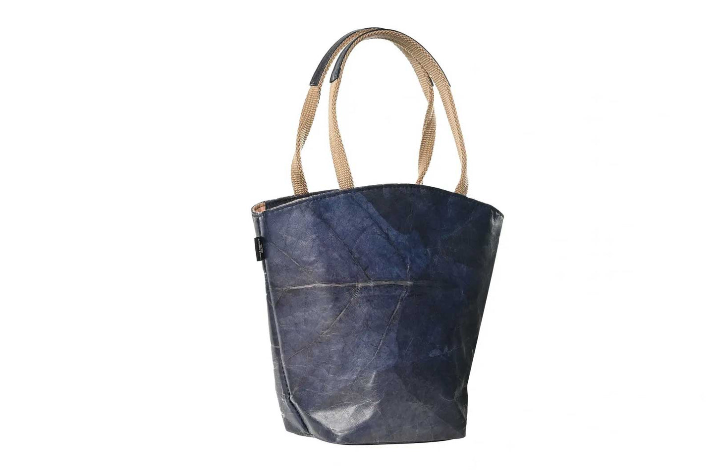 Vegan Leather Tote Bag - Blue