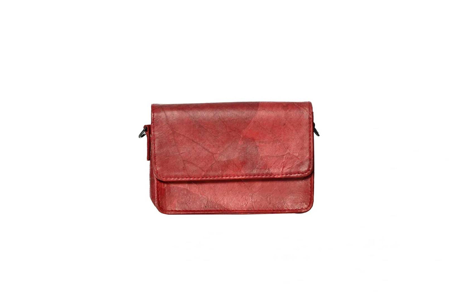 Vegan Leather Clutch - Red