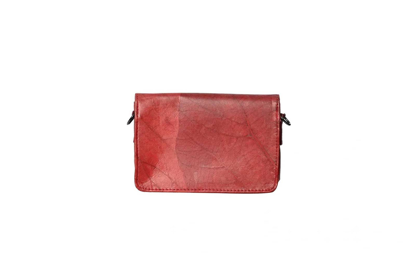 Vegan Leather Clutch - Red