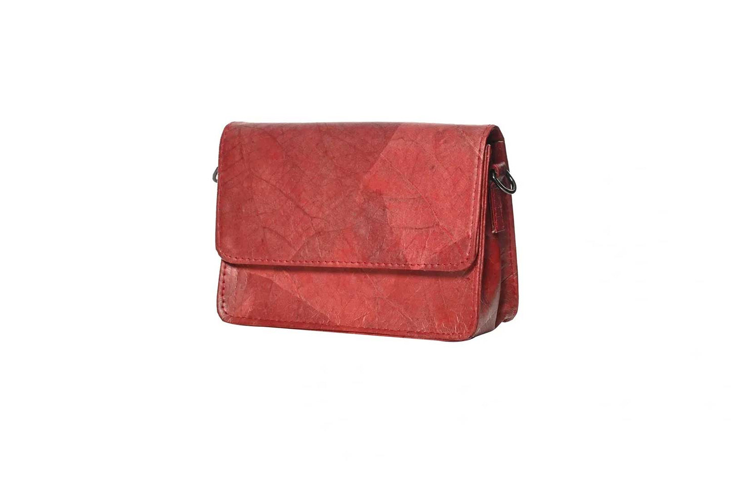 Vegan Leather Clutch - Red