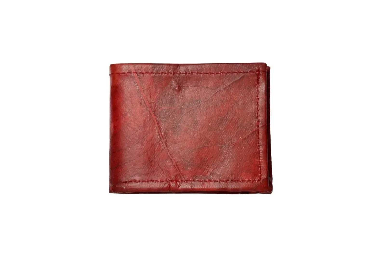 Vegan Leather Wallet - Red – Karuna Dawn
